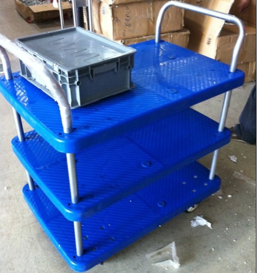 三层静音手推车